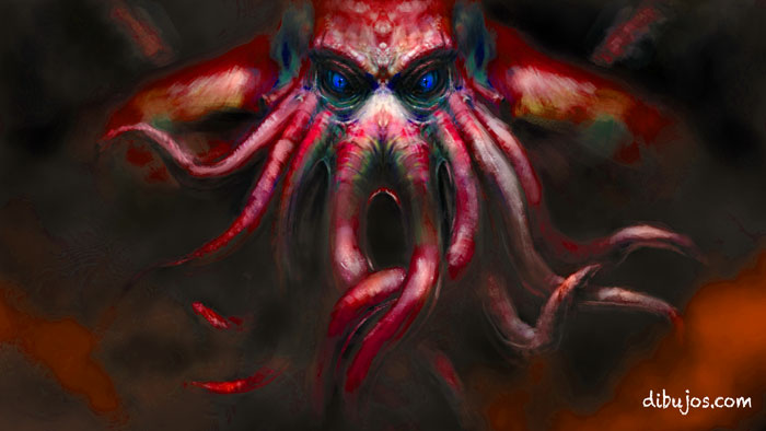 dibujo de un Moustro