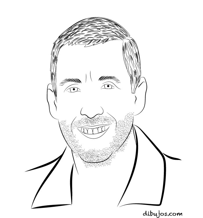 dibujo de Adam Sandler