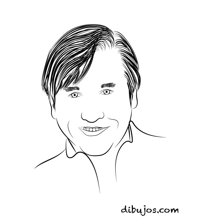 dibujo de Ricardo Montaner