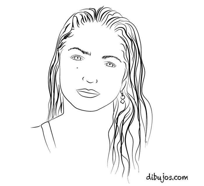 Dibujo de Gloria Estefan