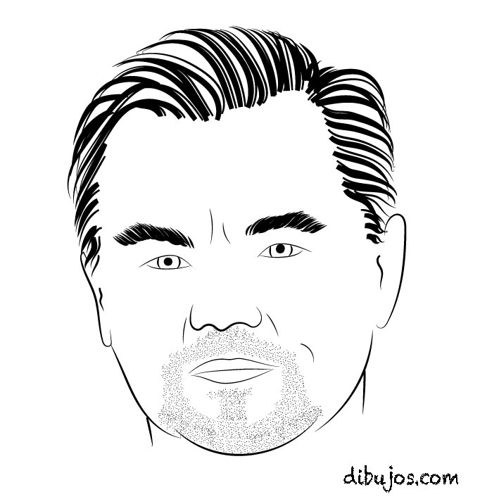 Dibujo de Leonardo DiCaprio